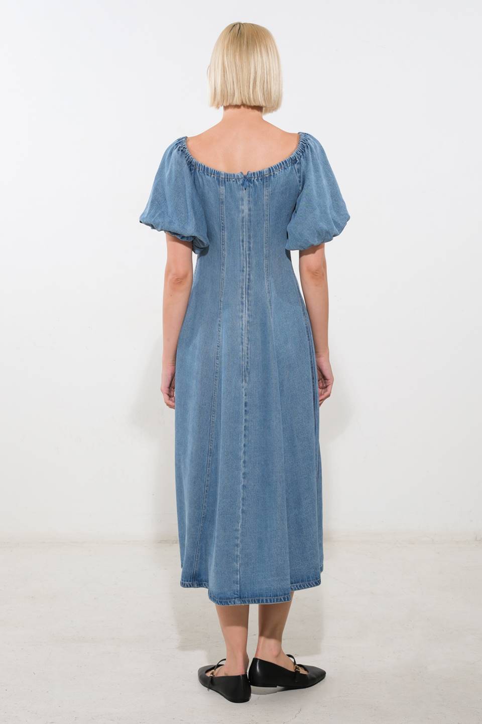 VESTIDO MIDI TENCEL COASTAL CUTIE