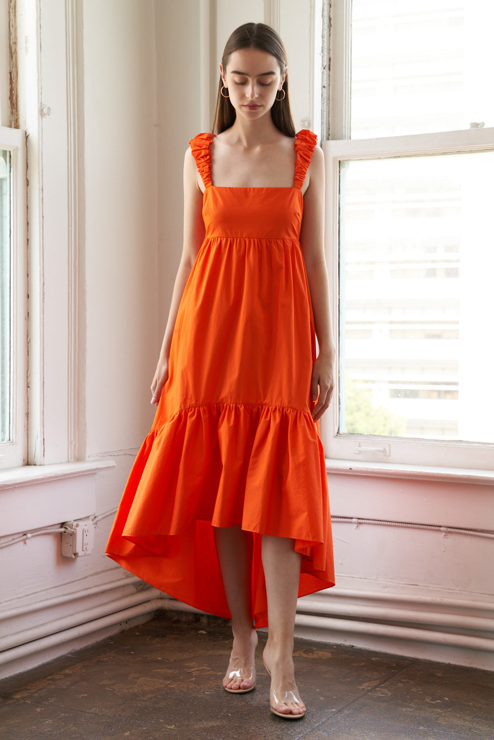 SUNBEAM SPLENDOR WOVEN MIDI DRESS - MaraFormigone