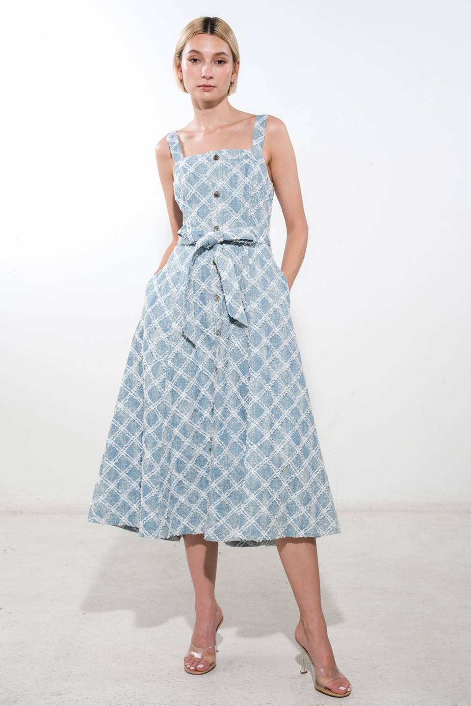 MADE TO BELIVE DENIM MIDI DRESS - MaraFormigone