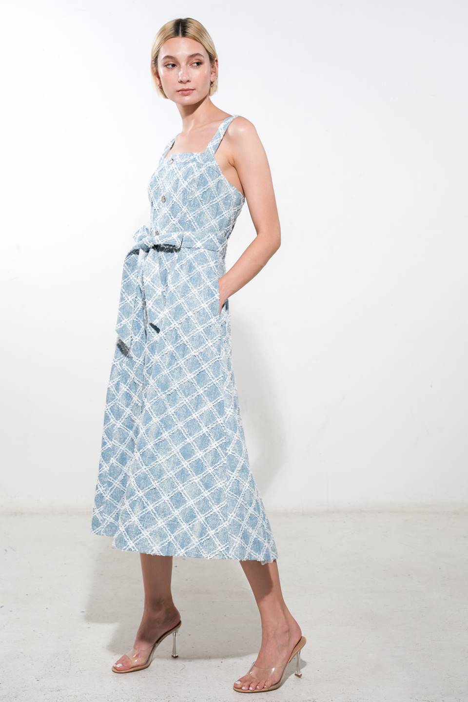 MADE TO BELIVE DENIM MIDI DRESS - MaraFormigone