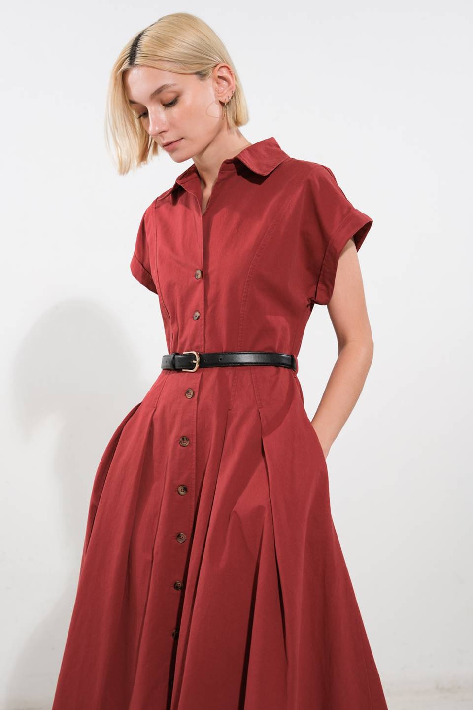 VESTIDO MIDI TEJIDO DE EQUILIBRIO PERFECTO