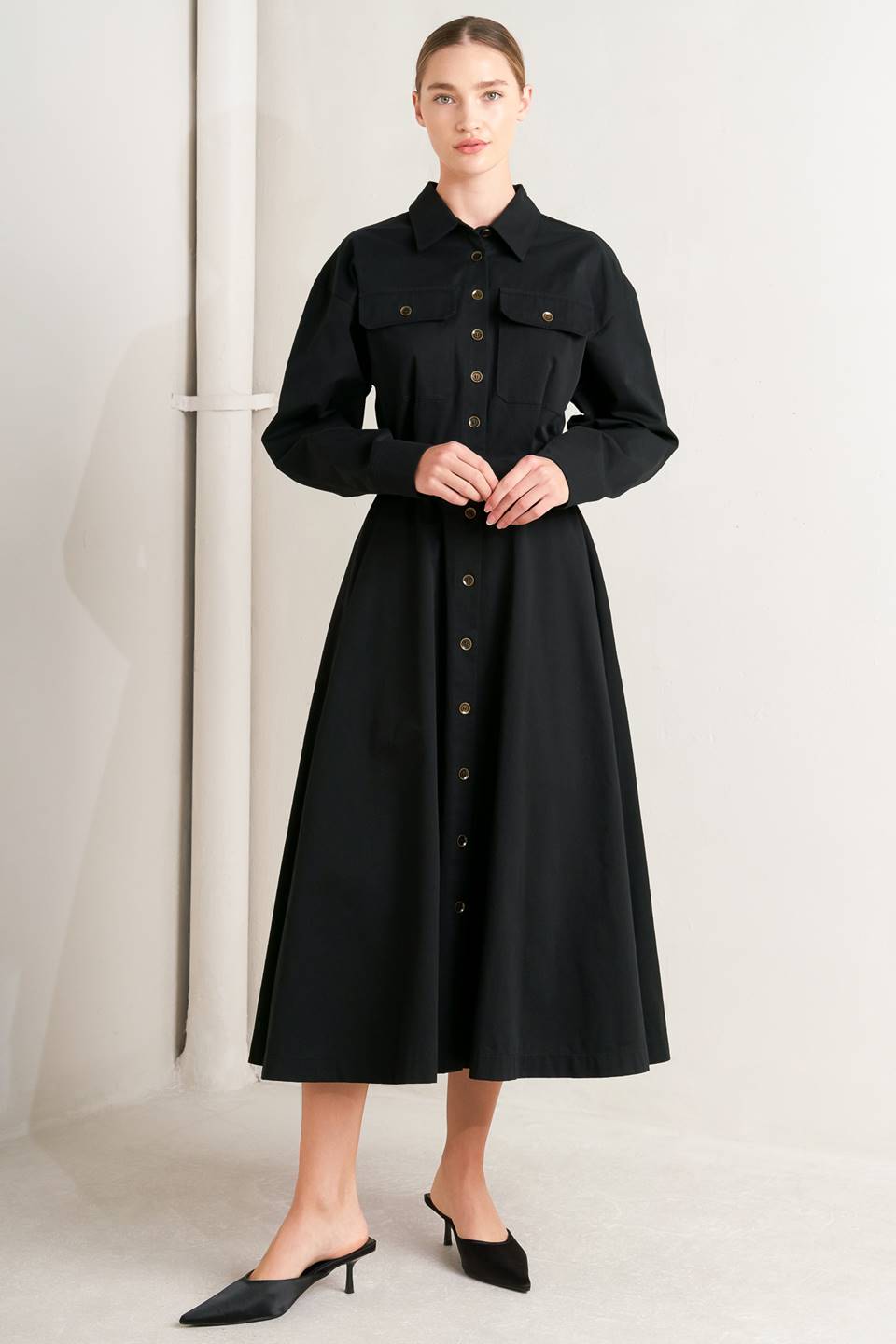 VESTIDO MIDI TEJIDO DE DECISIÓN ENCANTADORA