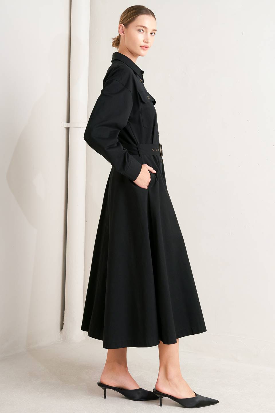 VESTIDO MIDI TEJIDO DE DECISIÓN ENCANTADORA