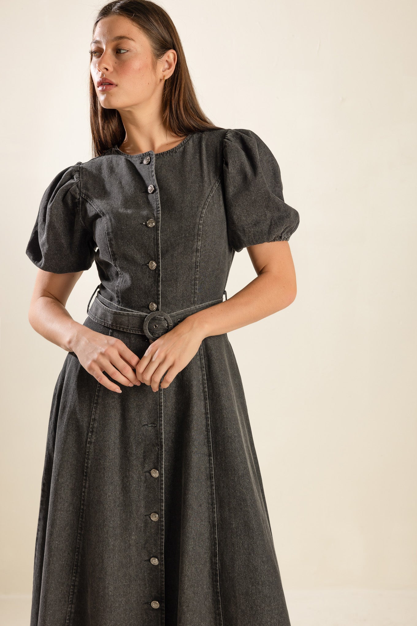 VESTIDO MIDI JEANS "IN MY MIND"