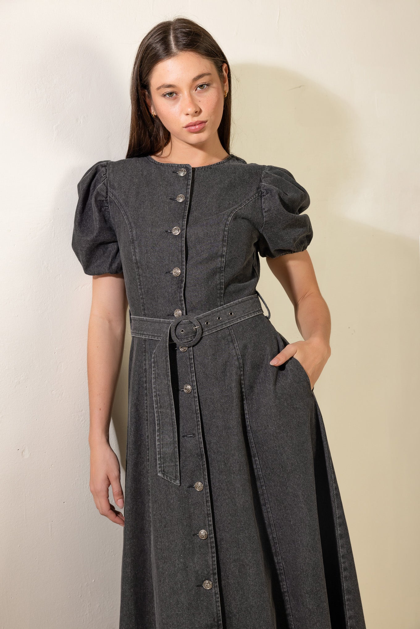 VESTIDO MIDI JEANS "IN MY MIND"