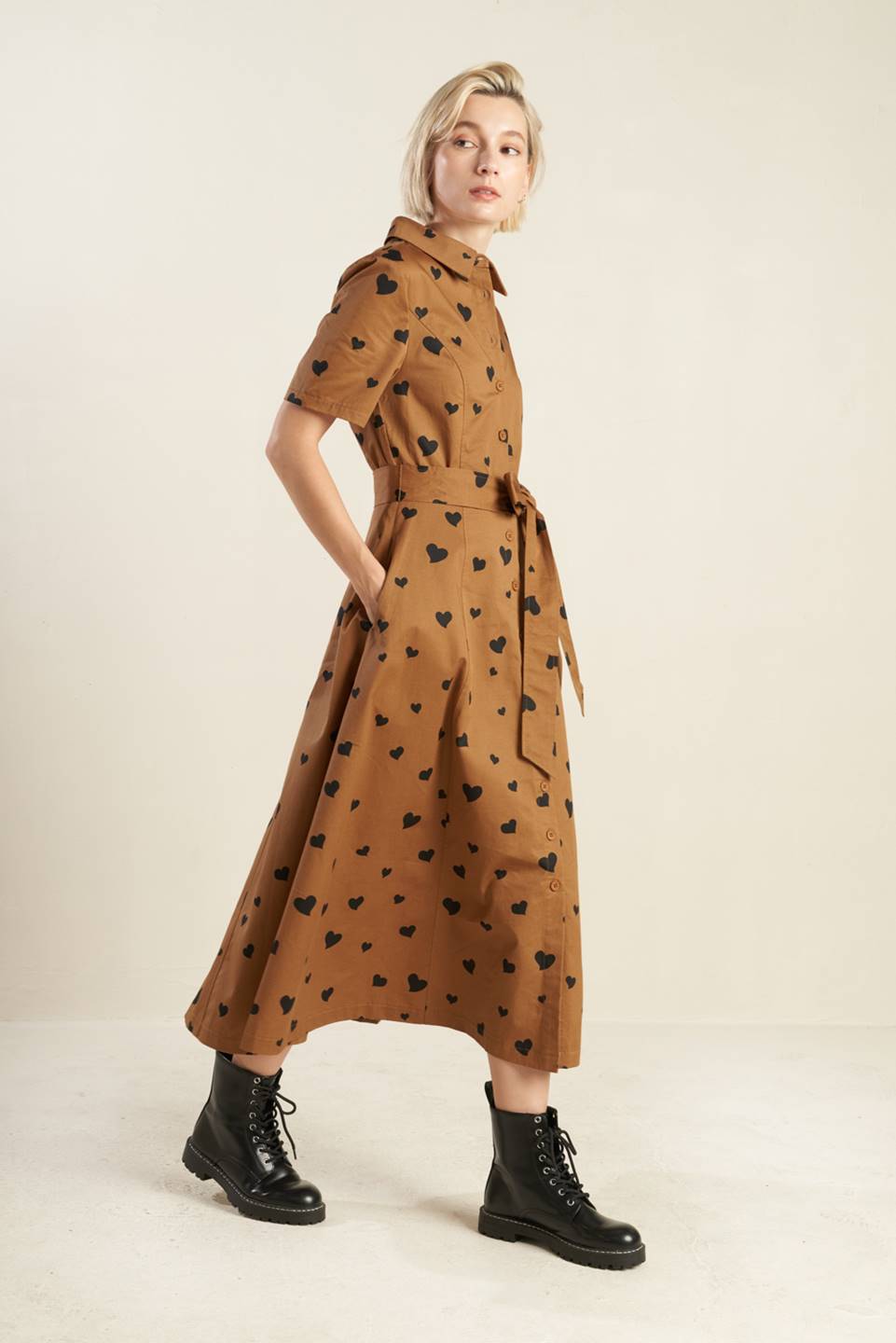 VESTIDO MIDI TEJIDO LISTO PARA USAR