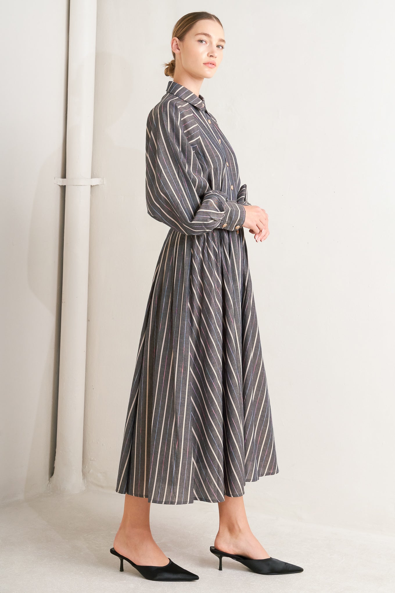 LO QUE SIENTO VESTIDO MIDI TEJIDO