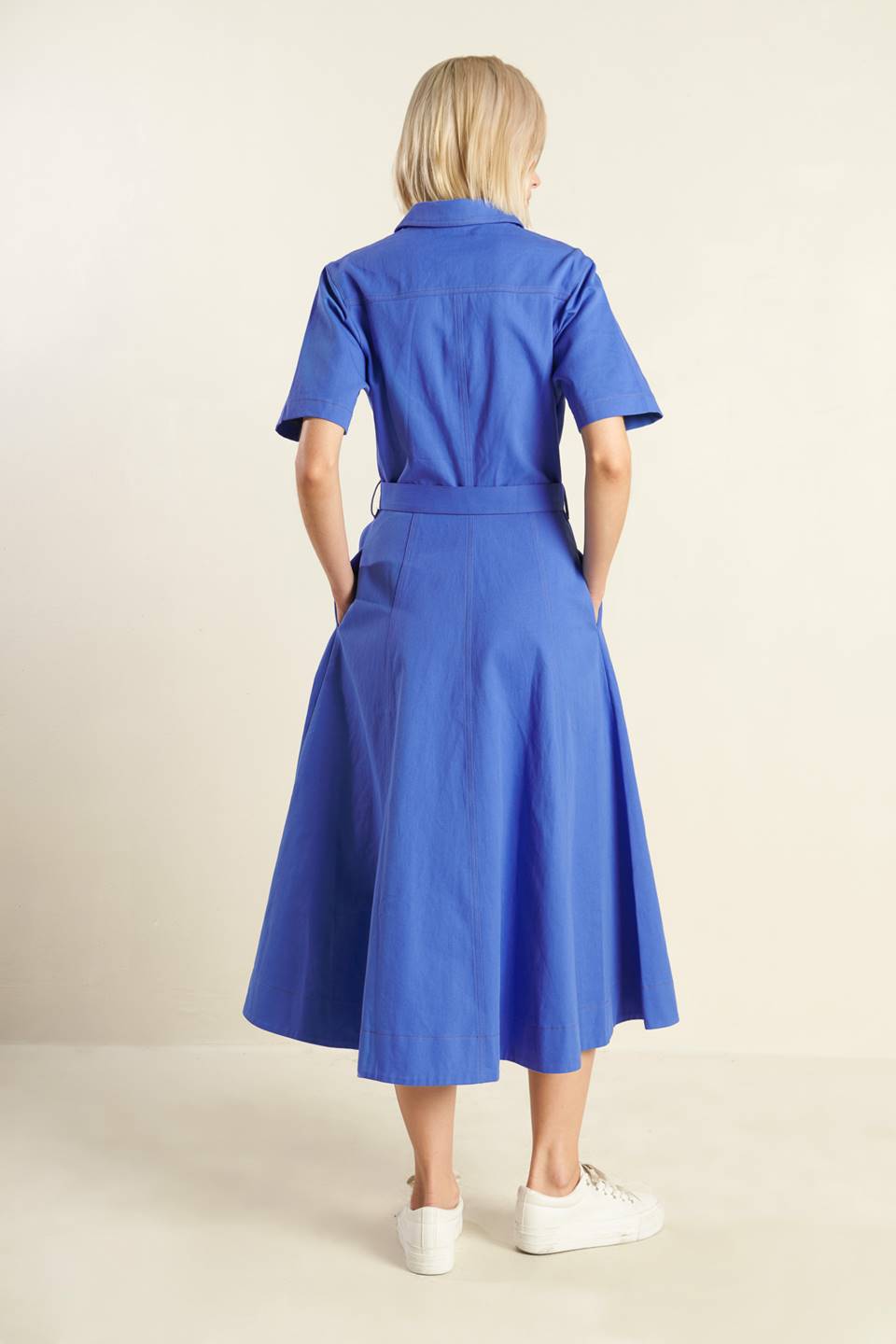 SOUL ON FIRE WOVEN MIDI DRESS - MaraFormigone