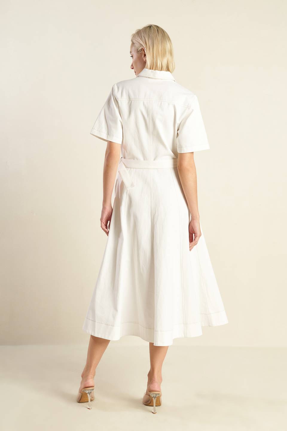 SOUL ON FIRE WOVEN MIDI DRESS - MaraFormigone