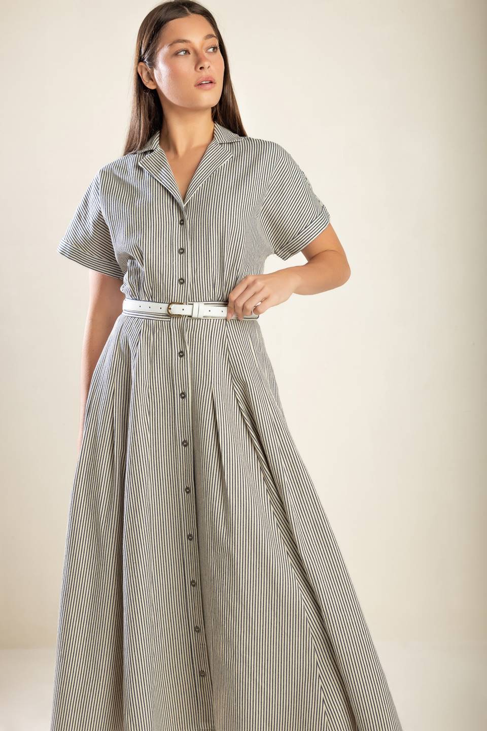 TIEMPO PARA EVOLUCIONAR VESTIDO MIDI TEJIDO