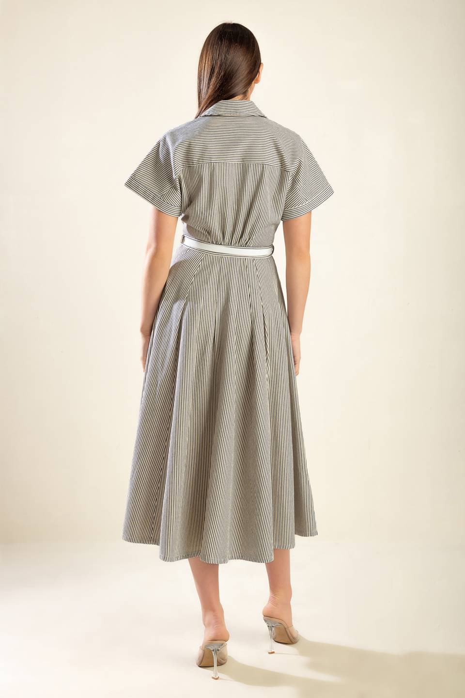 TIEMPO PARA EVOLUCIONAR VESTIDO MIDI TEJIDO