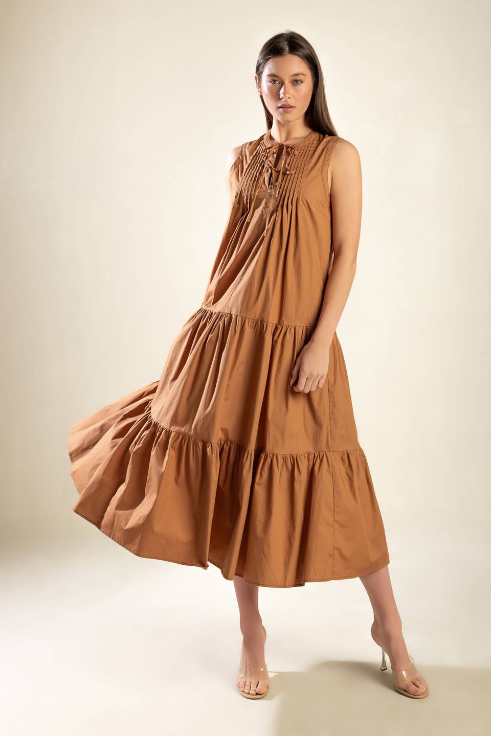 EVERYTHING I WANT WOVEN MIDI DRESS - MaraFormigone