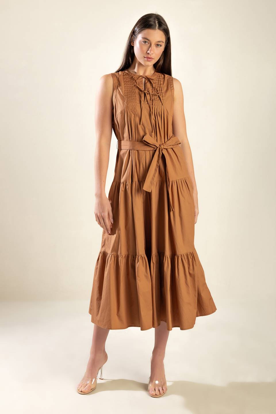 EVERYTHING I WANT WOVEN MIDI DRESS - MaraFormigone
