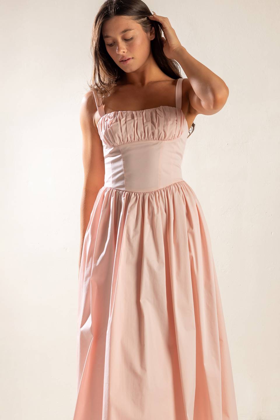 EASILY LOVED WOVEN MIDI DRESS - MaraFormigone