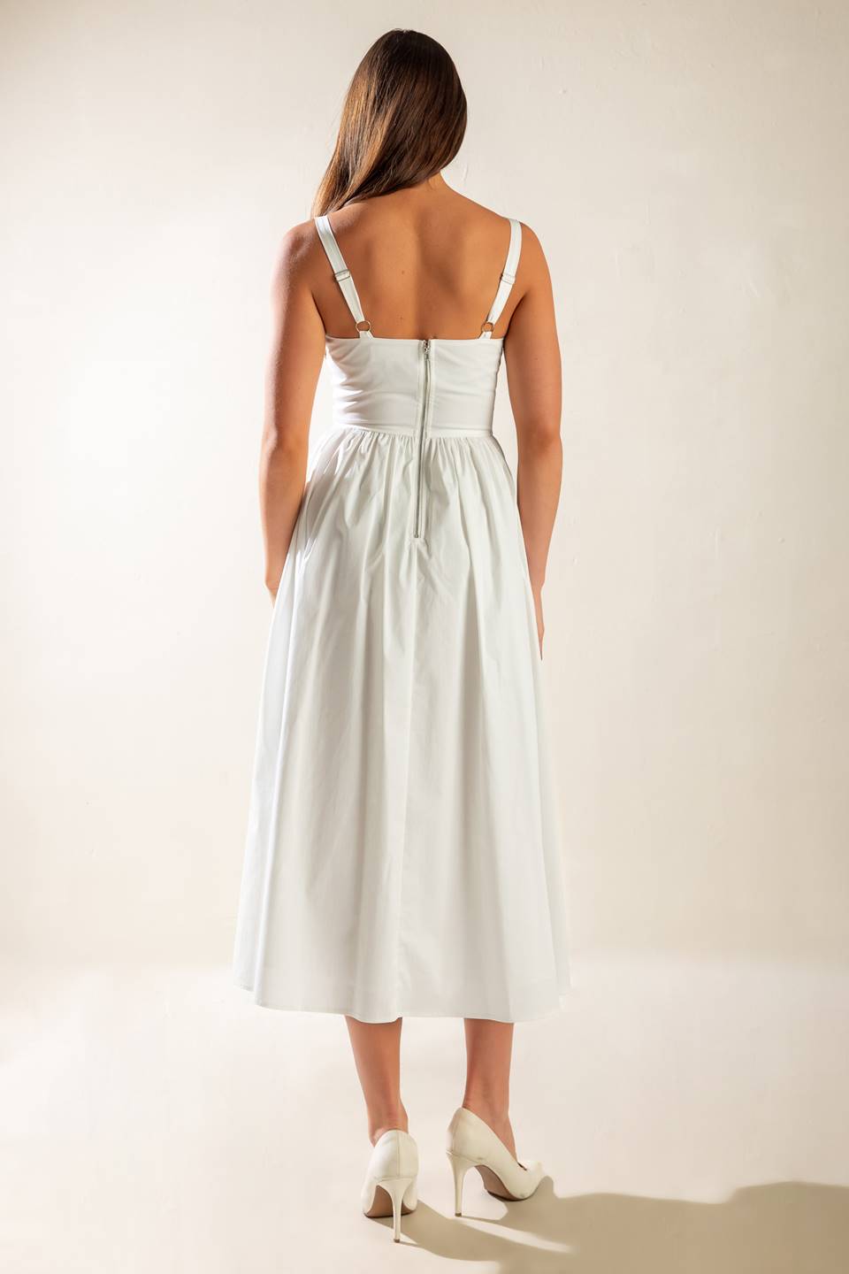 EASILY LOVED WOVEN MIDI DRESS - MaraFormigone