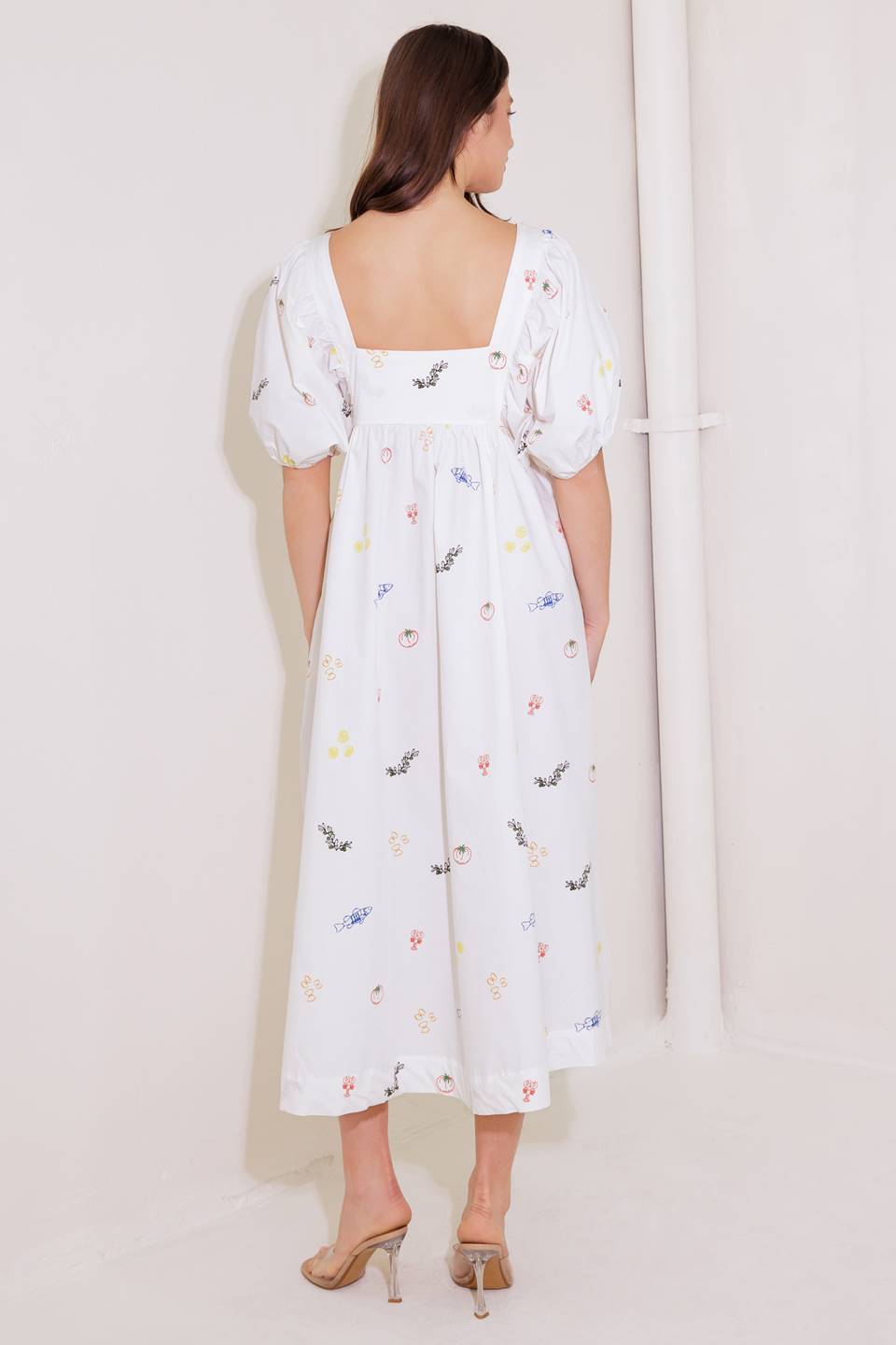 THE WORLD IS YOURS WOVEN MIDI DRESS - MaraFormigone