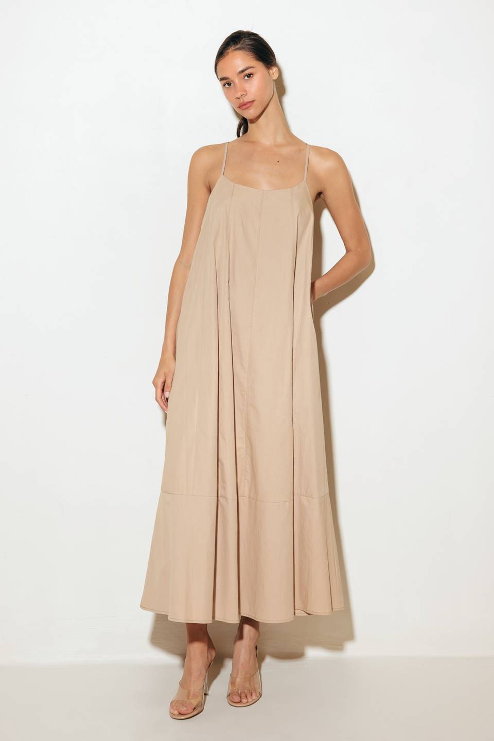 Vestido midi tejido tipo tienda de campaña DAISY LANE