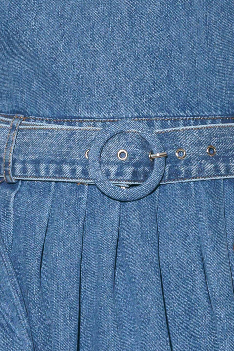 VESTIDO MIDI JEANS LAVENDER FIELDS