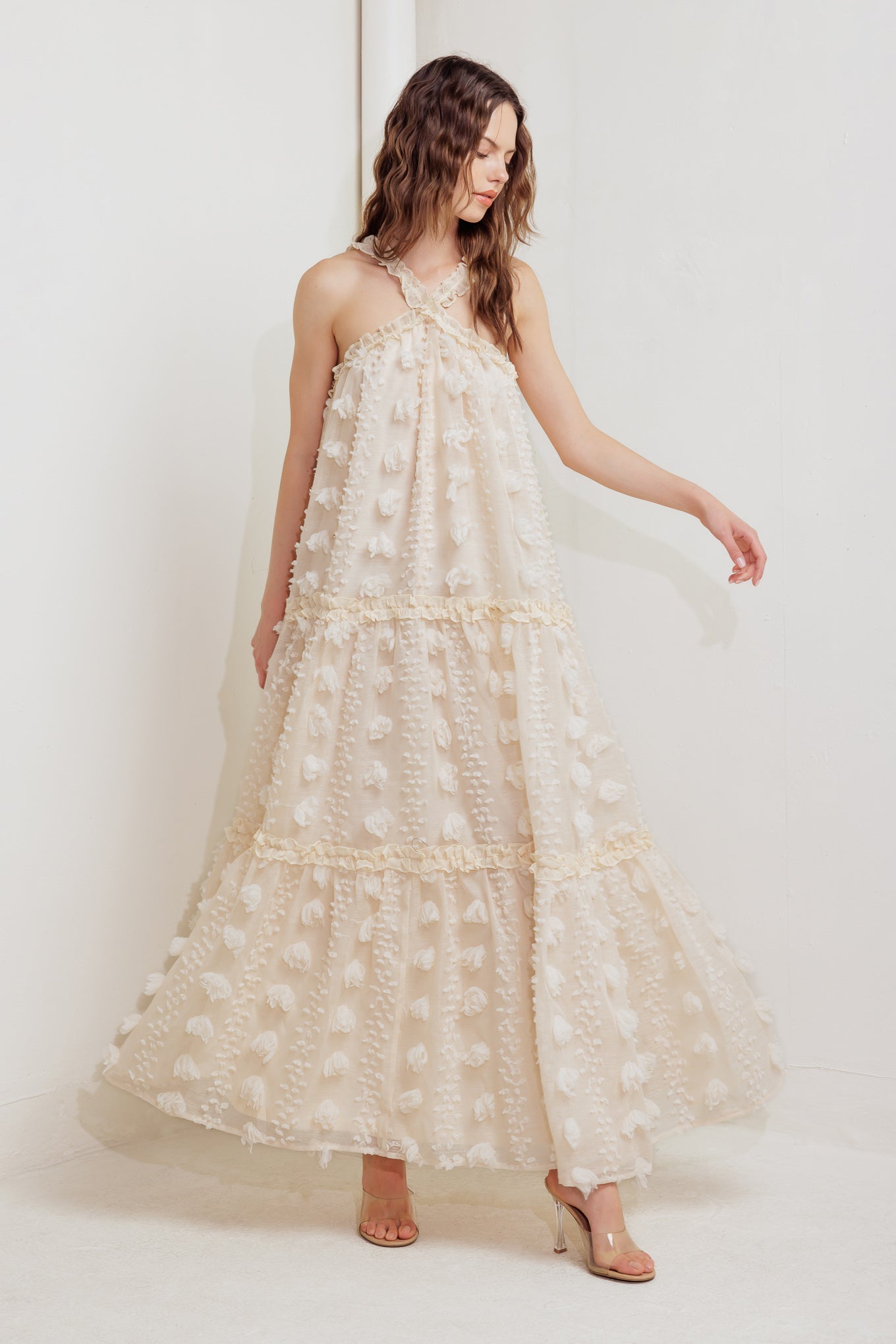 CLOUD NINE GOWN WOVEN ANKLE DRESS - MaraFormigone
