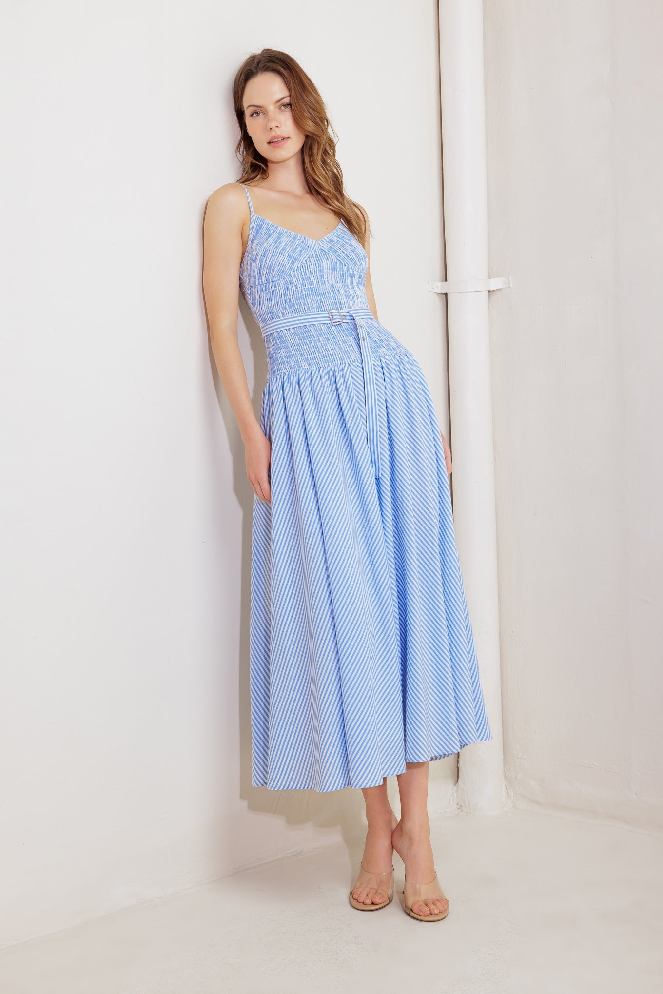 VESTIDO MIDI CITY BREEZE EM TECIDO