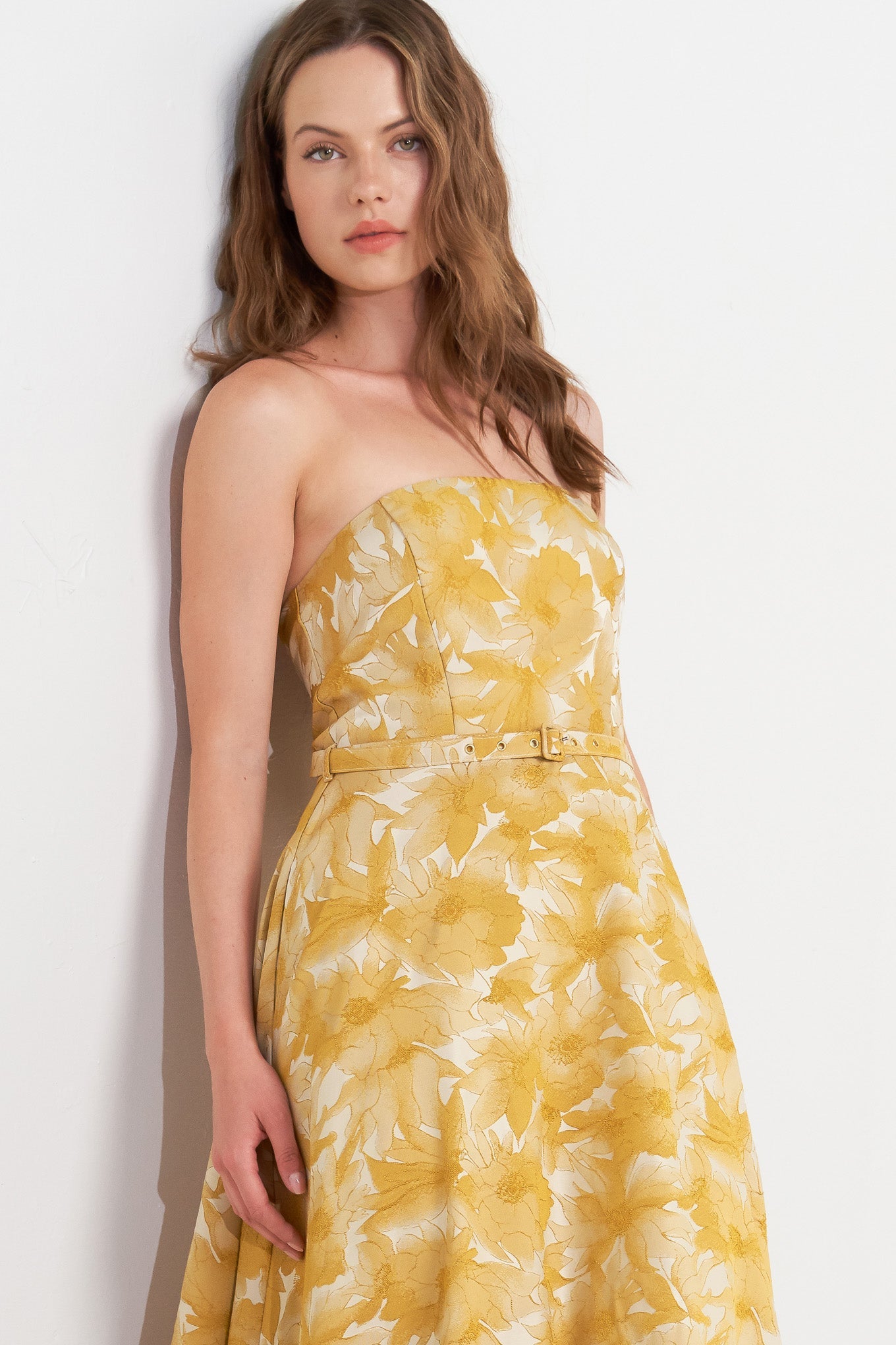 VESTIDO MIDI JACQUARD VERA BLOOM