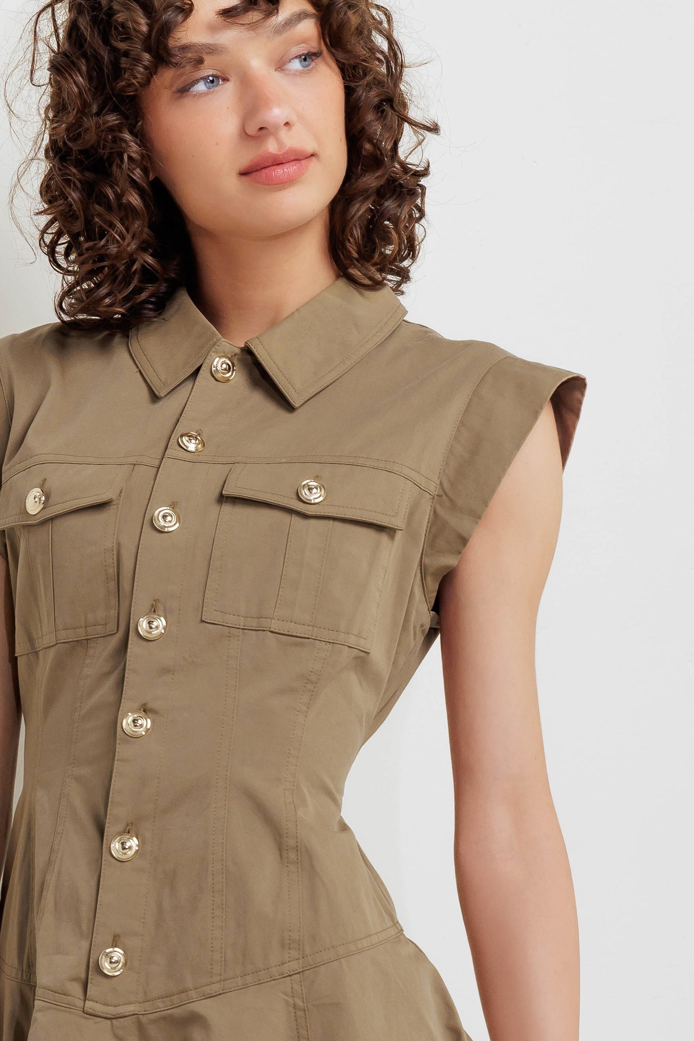 Vestido curto tecido Mission Muse