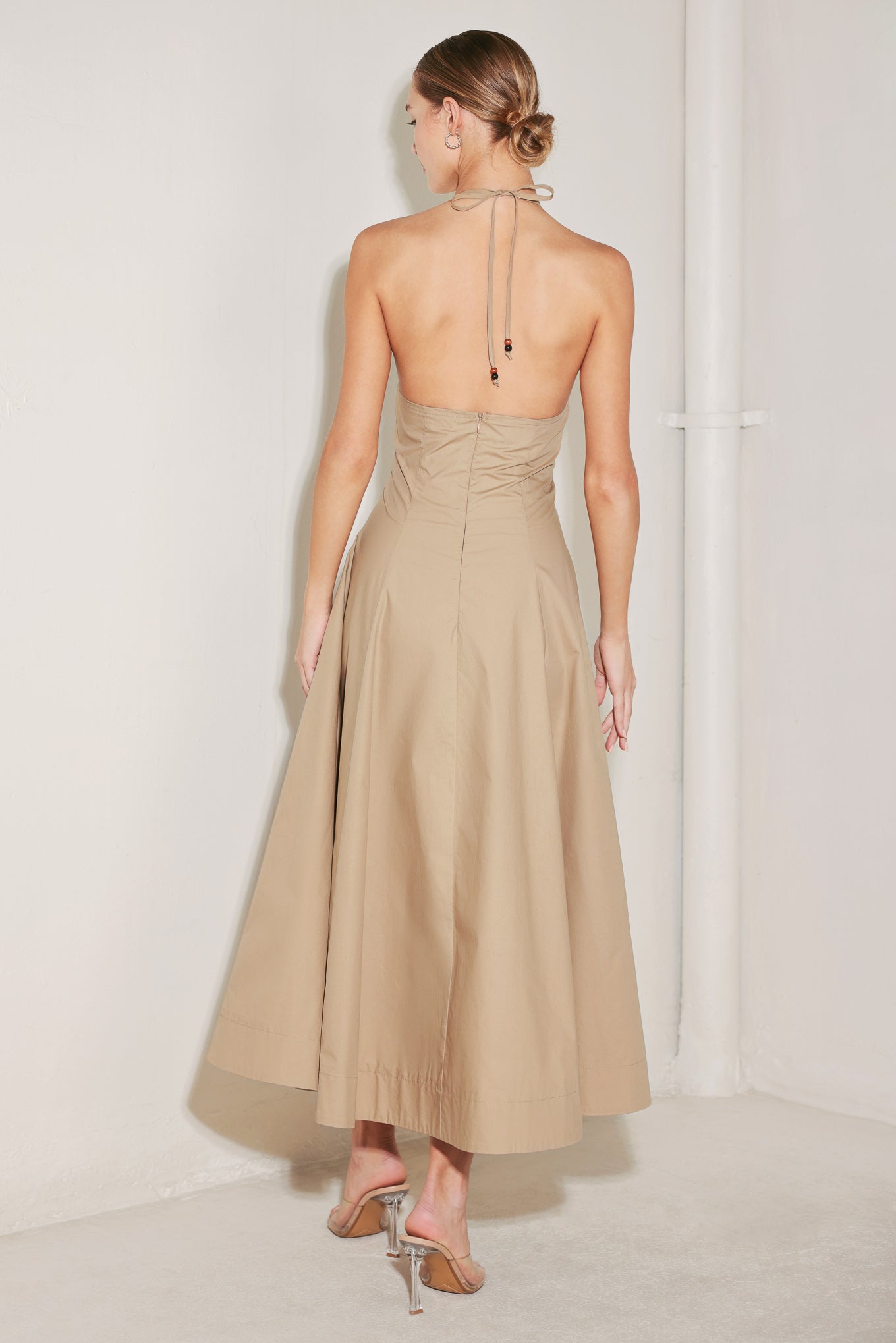 RESORT MAIN CHARACTER WOVEN MIDI DRESS