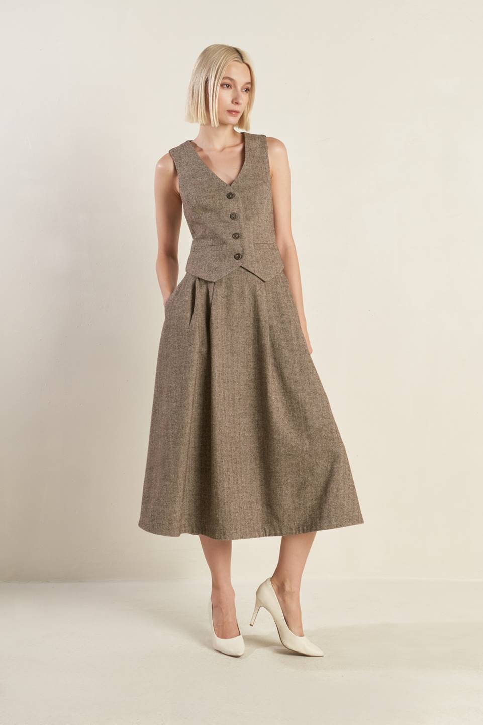 VIBRANT DAZE WOVEN VEST - MaraFormigone