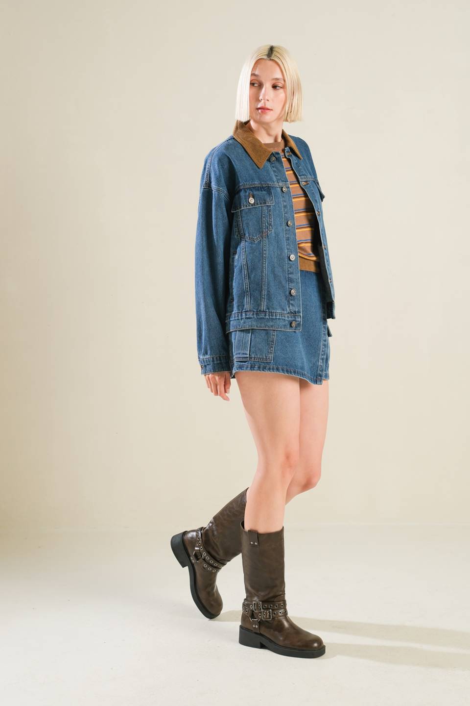 LIVIN' MY BEST LIFE DENIM JACKET - MaraFormigone
