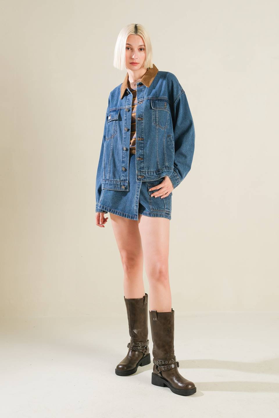 LIVIN' MY BEST LIFE DENIM JACKET - MaraFormigone