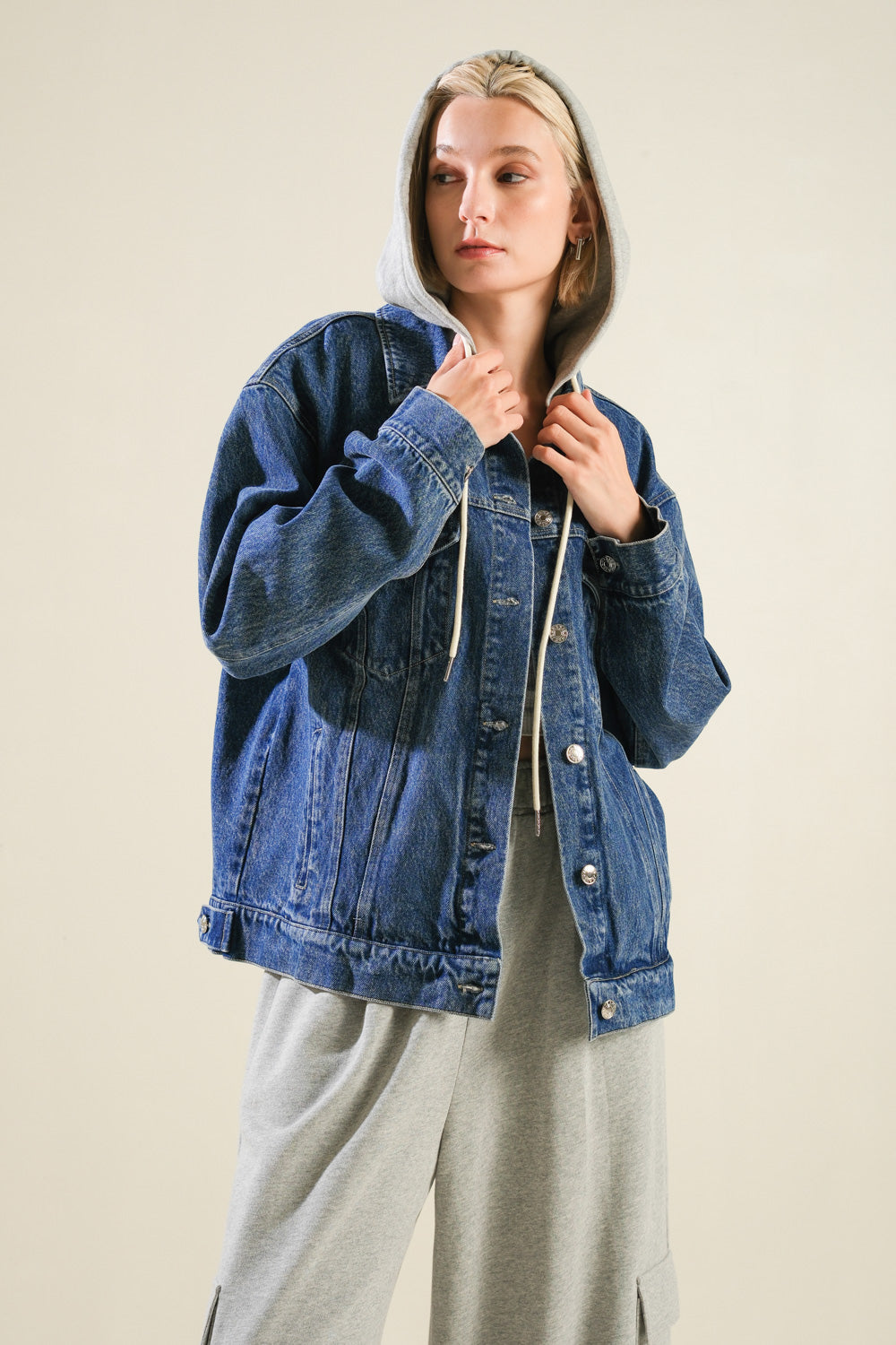 CROSS YOUR MIND DENIM JACKET - MaraFormigone