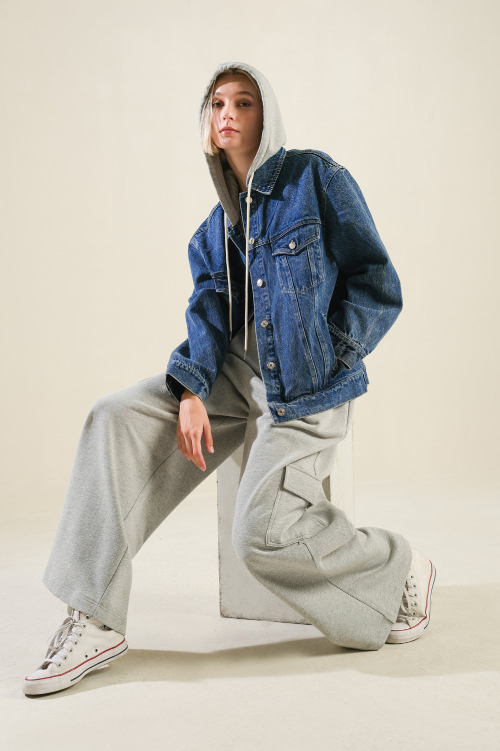 CROSS YOUR MIND DENIM JACKET - MaraFormigone
