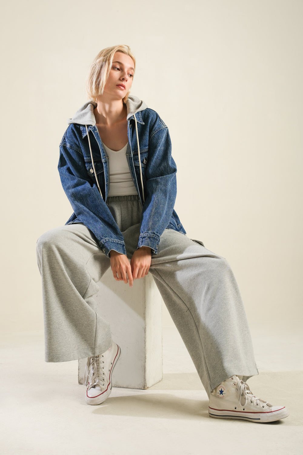 CROSS YOUR MIND DENIM JACKET - MaraFormigone
