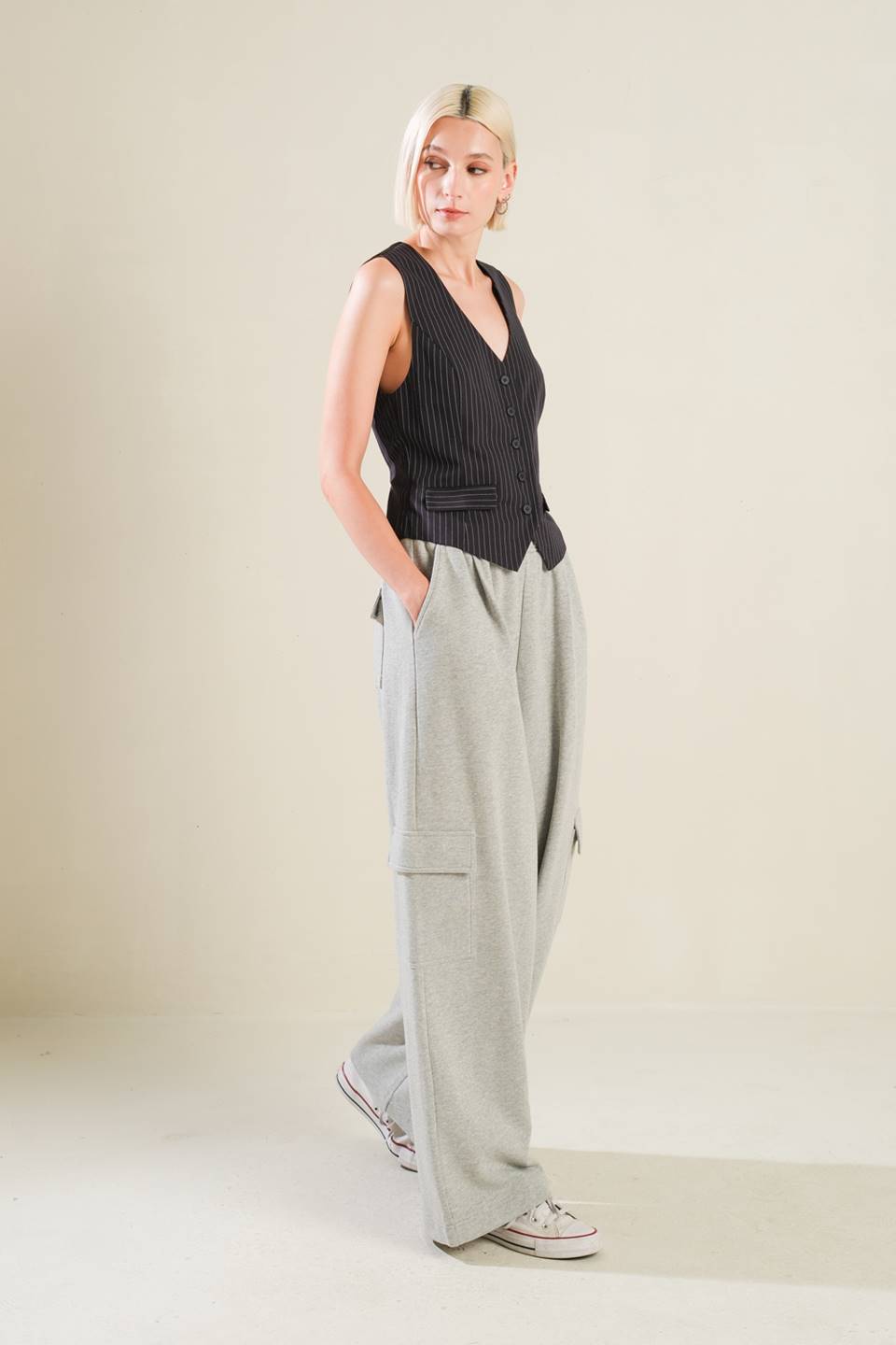 CHALECO TEJIDO QUE TE LLAMÓ LA ATENCIÓN