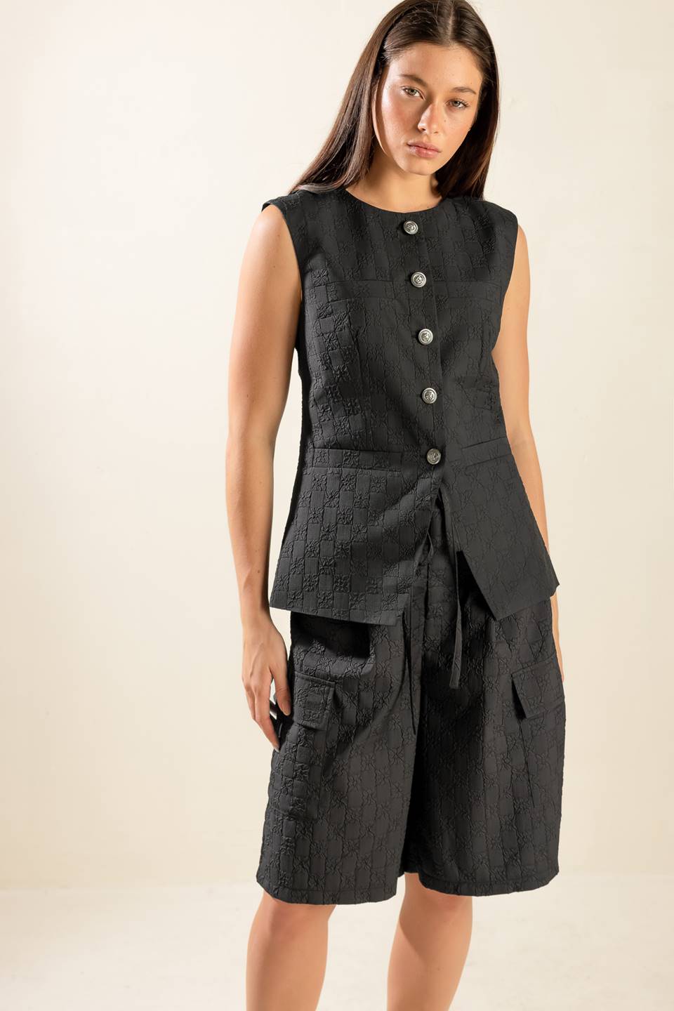 SEE WHAT HAPPENS WOVEN VEST - MaraFormigone