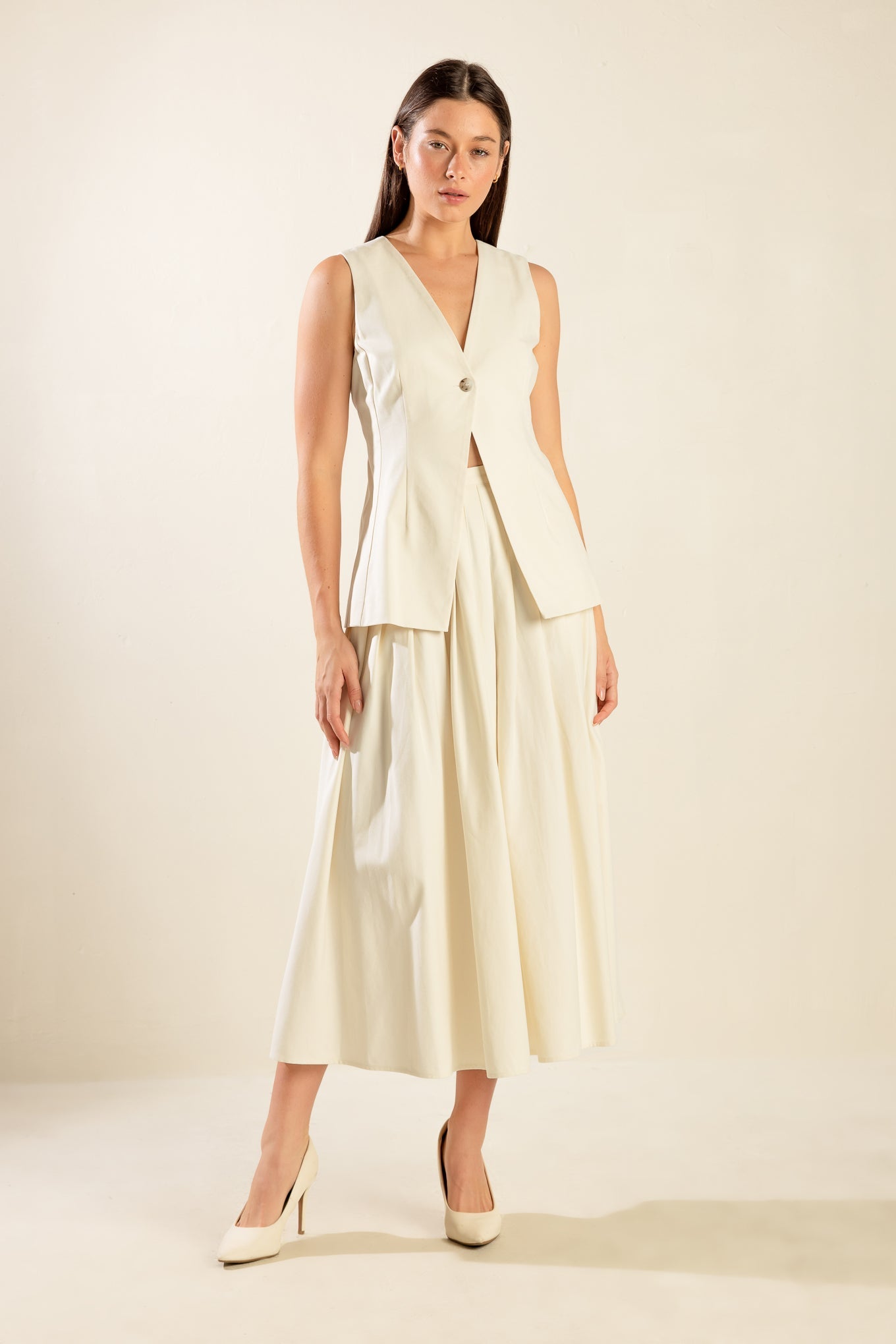 FLEETING FAUNA WOVEN VEST - MaraFormigone