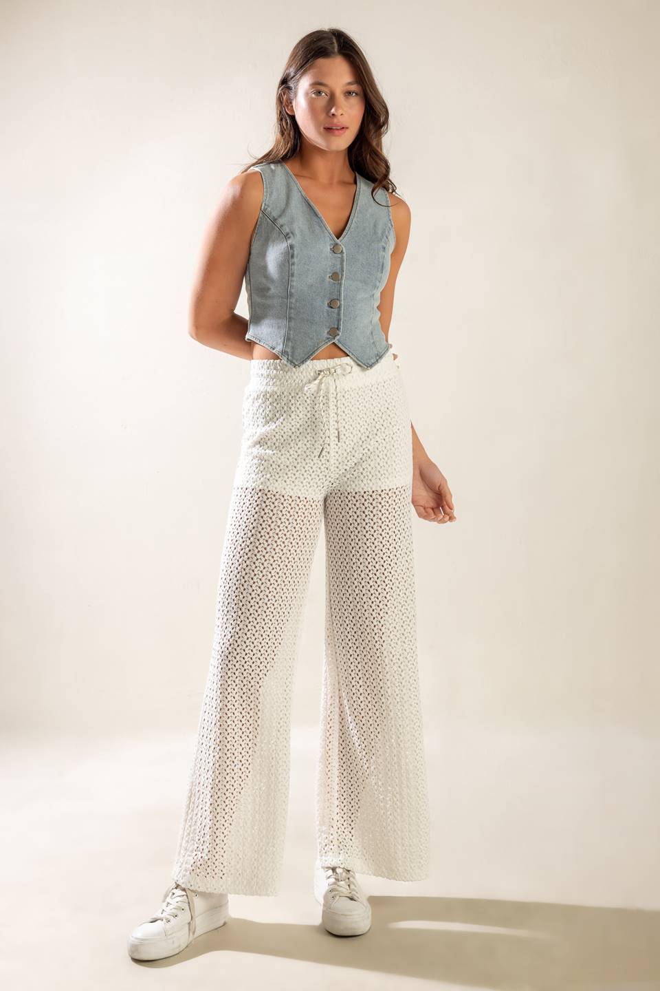 KICK IT WITH ME DENIM VEST - MaraFormigone