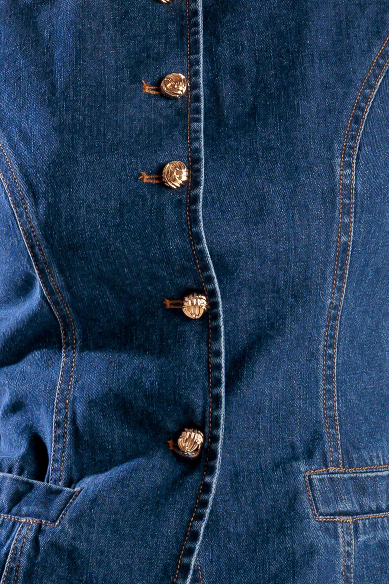 DRIVE-IN MOVIE DENIM VEST - MaraFormigone