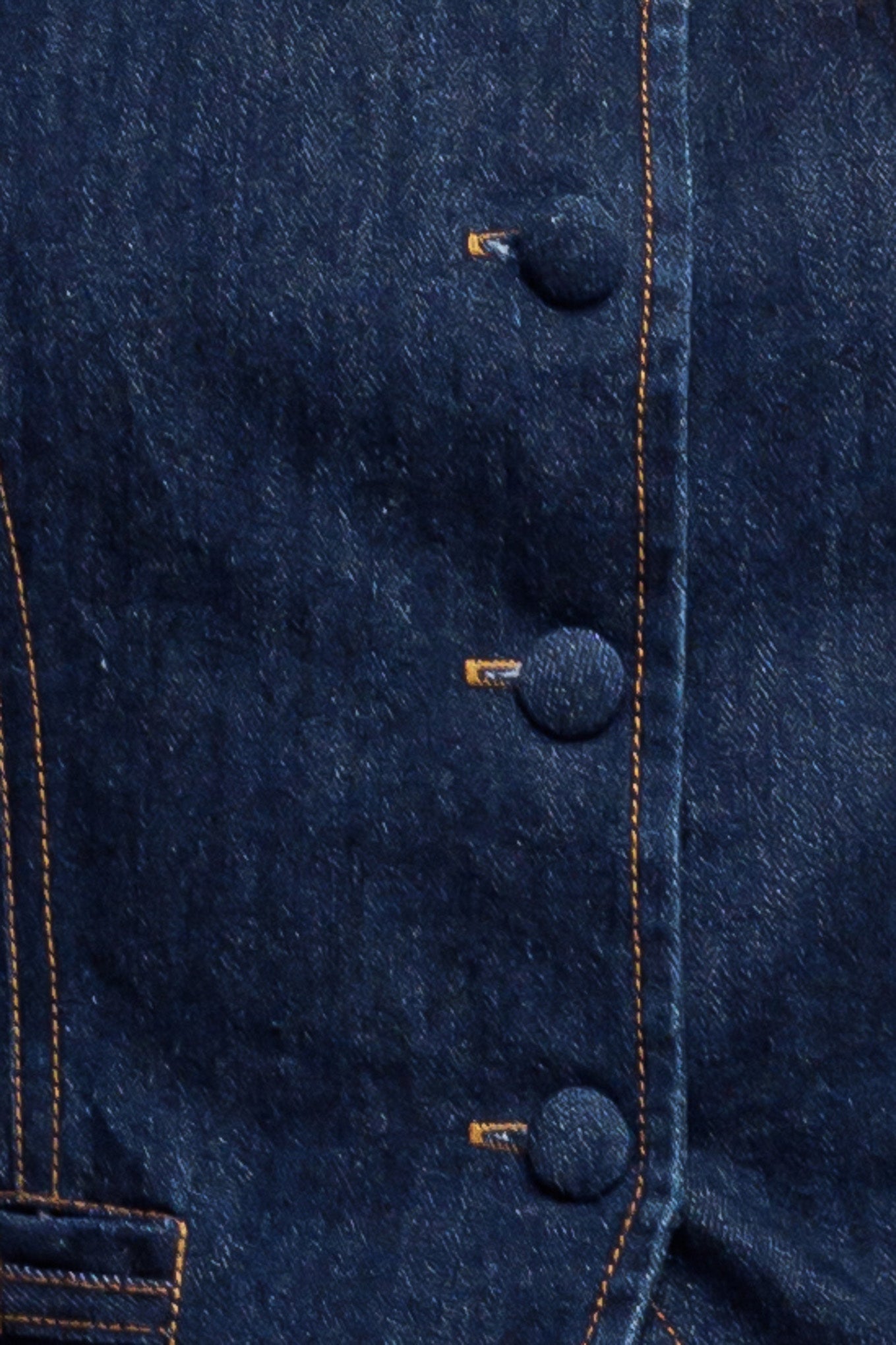 INDIGO ICON DENIM VEST - MaraFormigone