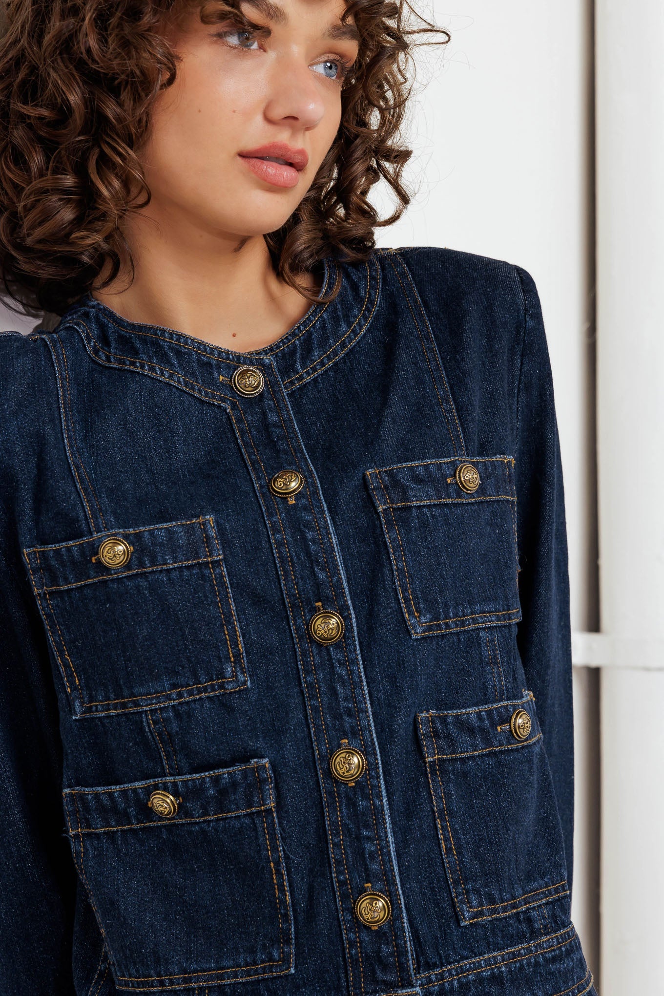 GLAM CODE DENIM JACKET - MaraFormigone