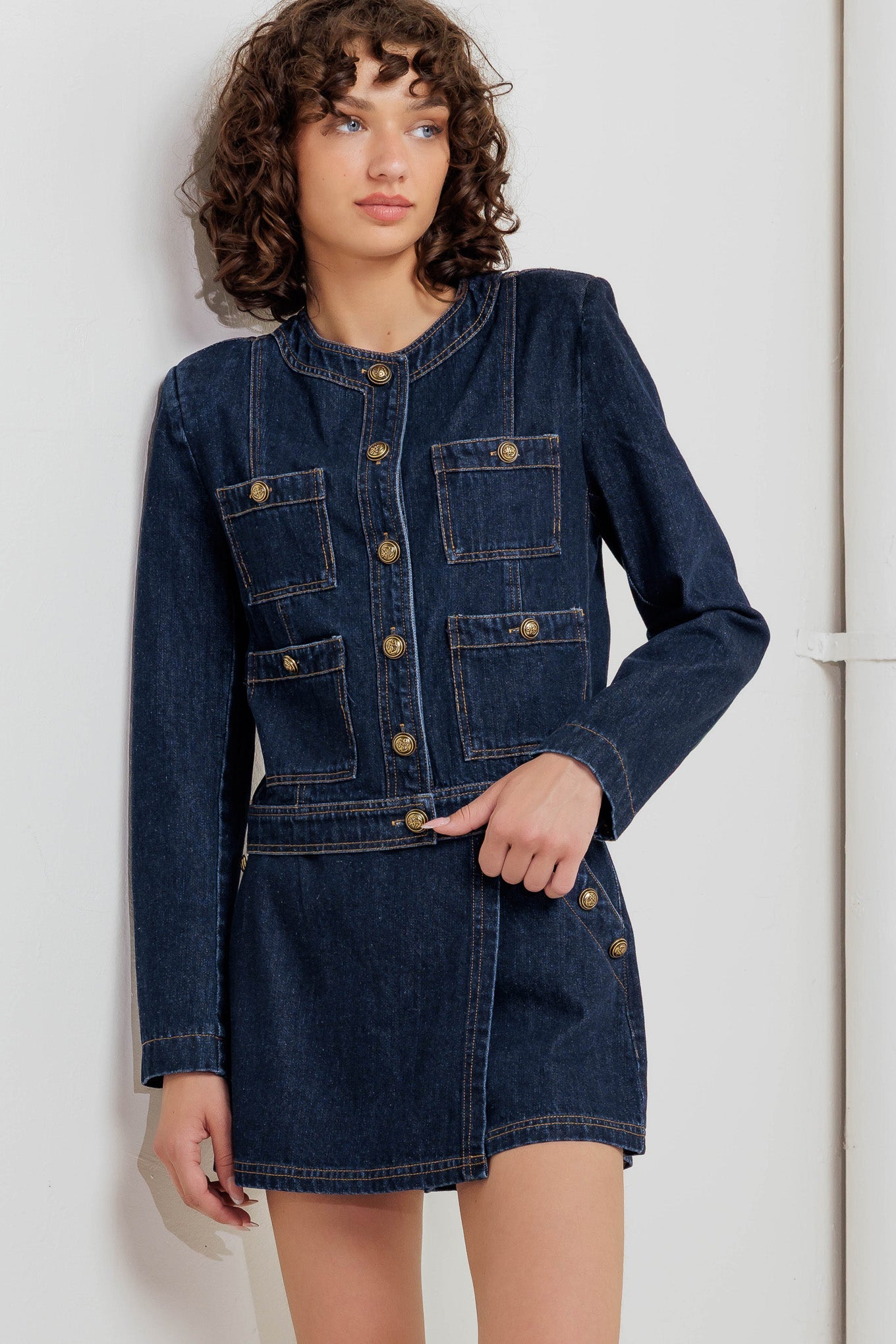 GLAM CODE DENIM JACKET - MaraFormigone