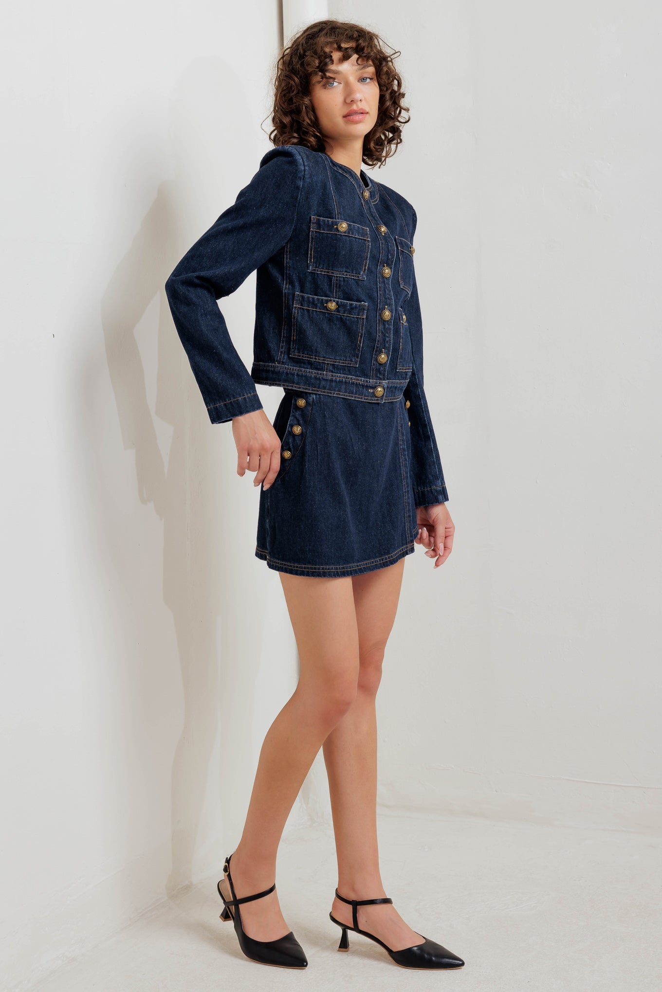 GLAM CODE DENIM JACKET - MaraFormigone