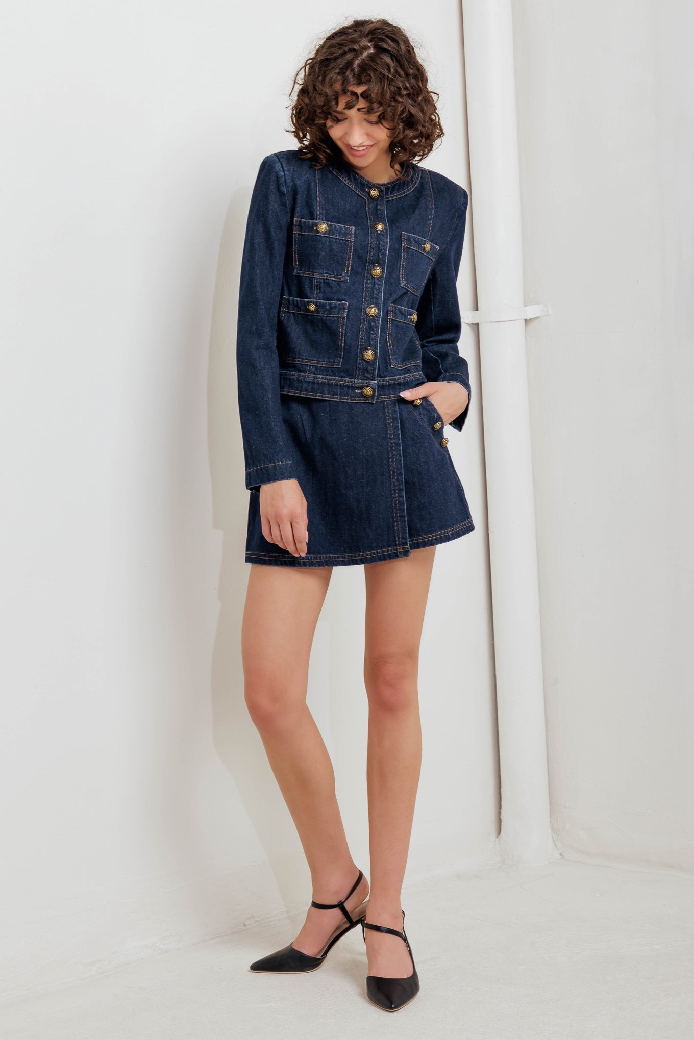 GLAM CODE DENIM JACKET - MaraFormigone