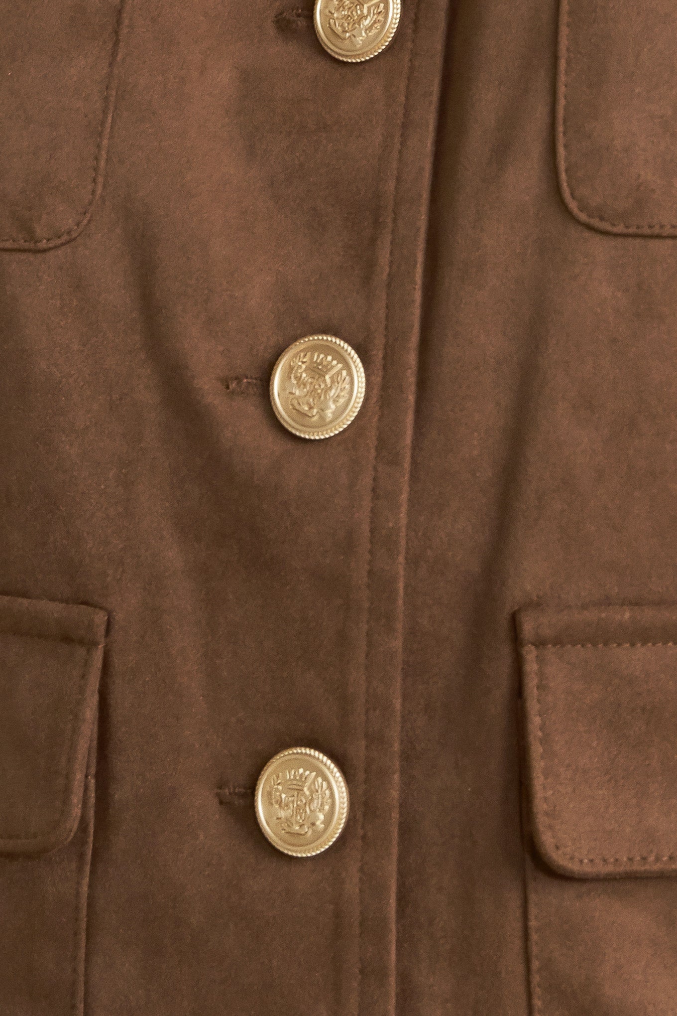 HERITAGE UTILITY FAUX SUEDE JACKET - MaraFormigone