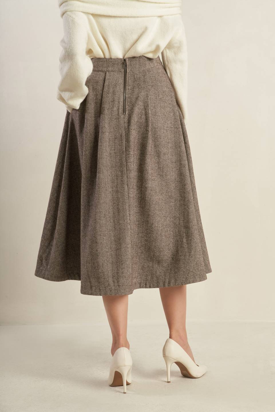 FALDA AMPLIA TEJIDA "OVER YOU AGAIN"