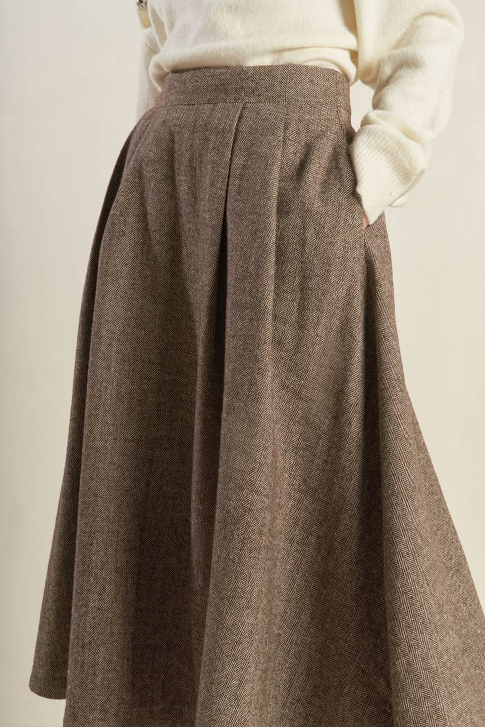 FALDA AMPLIA TEJIDA "OVER YOU AGAIN"