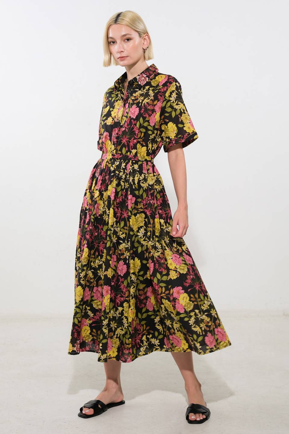 SAIA MIDI TECIDA LOVE YOU MORE