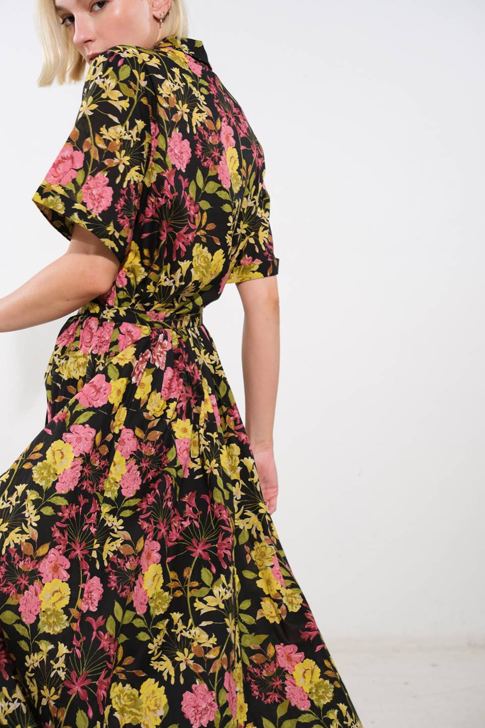 SAIA MIDI TECIDA LOVE YOU MORE