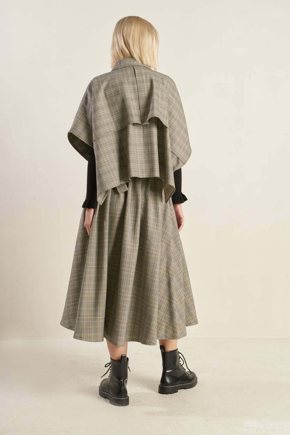 Saia midi de tecido plano Moody Allure