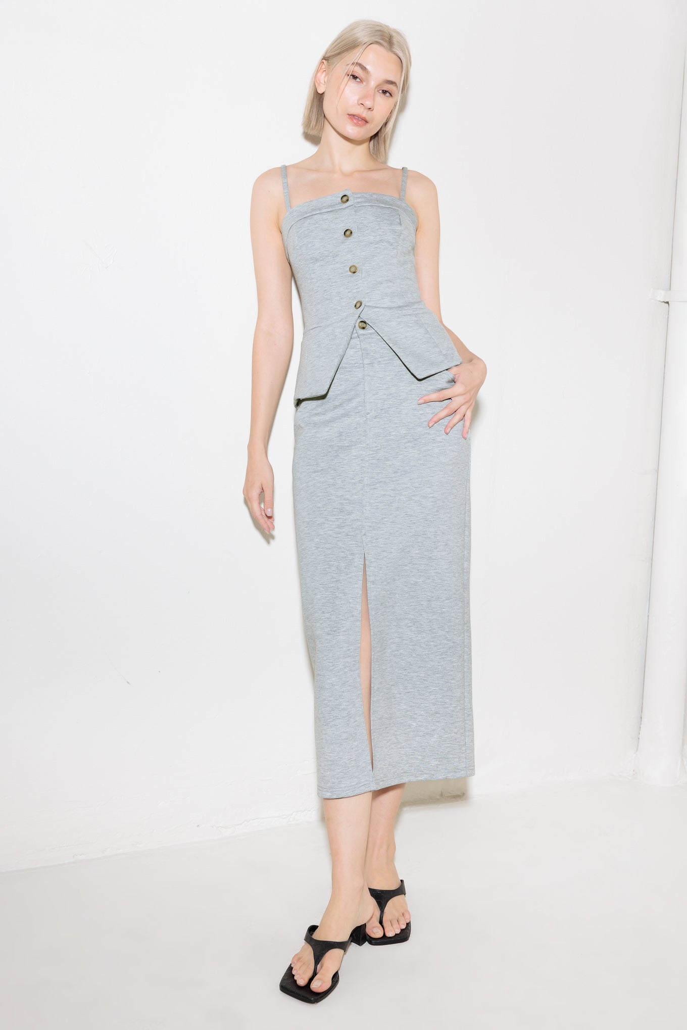 SAIA MIDI DE TRICÔ LOVELY BY NATURE